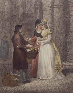 Sweet China Oranges, Sweet China, Plate 3 from the Cries of London by Francis Wheatley
