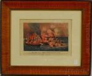 The Great Naval Victory In Mobile Bay by Currier & Ives Publishers