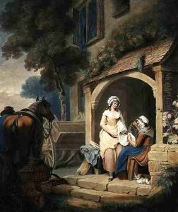 Returned from Market, engraved by W. Annis, pub. by Morgan & Pearce, 1803
