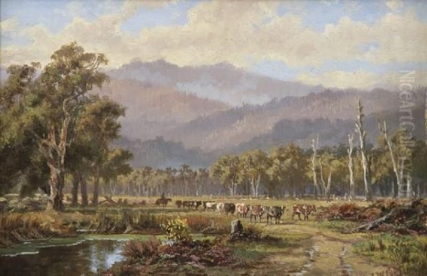 Droving Cattle - view 1