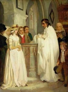 The Christening by Francis Wheatley