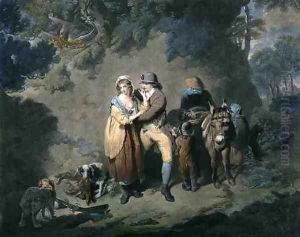 The Amorous Sportsman, engraved by Charles Hodges (1764-1837), pub. by J.R. Smith, 1786