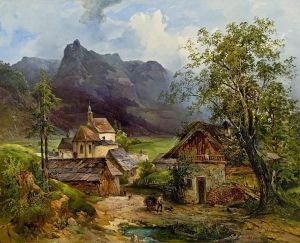 Motiv Aus Seewiesen (nachst Dem Brandhof) by Ludwig Czerny
