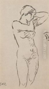 Nu De Face by Georges dEspagnat