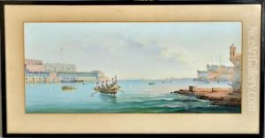 Valetta Harbour With Fishing Boats And Other Vessels Valetta Harbour With Fishing Boats And Other Vessels