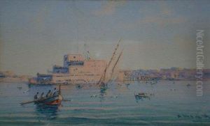 Views Of Valletta Harbour, Malta