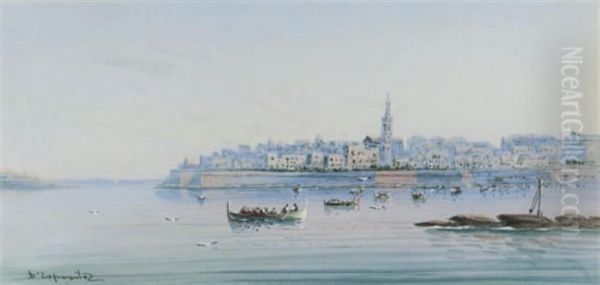 Fishing Boats Off The Coast - view 1