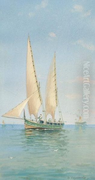 Sailing Vessels By Day And Night - view 1