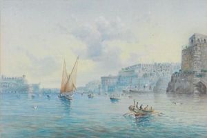 A Pair Of Views Of The Grand Harbour, Malta by Vincenzo D Esposito