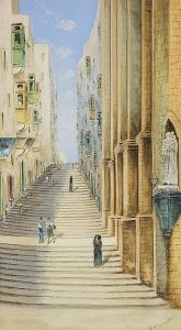Street Scene In Valletta