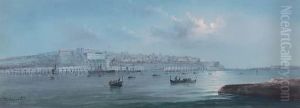 The Grand Harbour, Valletta, At Dusk