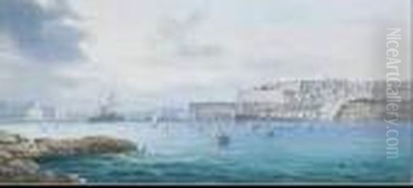 Vessels In The Grand Harbour Valetta, Malta - view 1