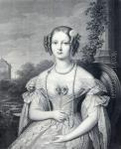 Gravure De La Fille Cadette Du Roi Louis-philippe - view 1