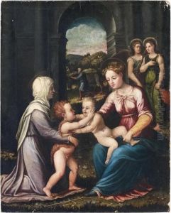 Madonna Col Bambino, Sant'elisabetta E S. Giovannino