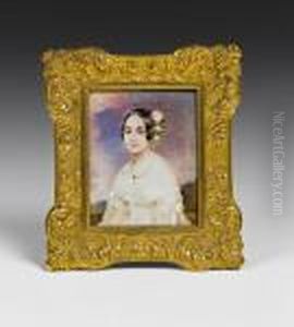 Bildnis Einer Jungen Dame by Moritz Michael Daffinger