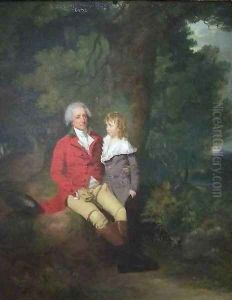 Ralph Winstanley Wood and His Son Wm Warren Wood by Francis Wheatley