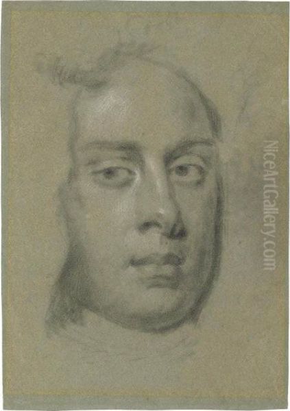 Portrait Of A Man In A Full Wig - view 1