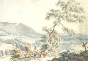 The mid-day rest by Francis Wheatley