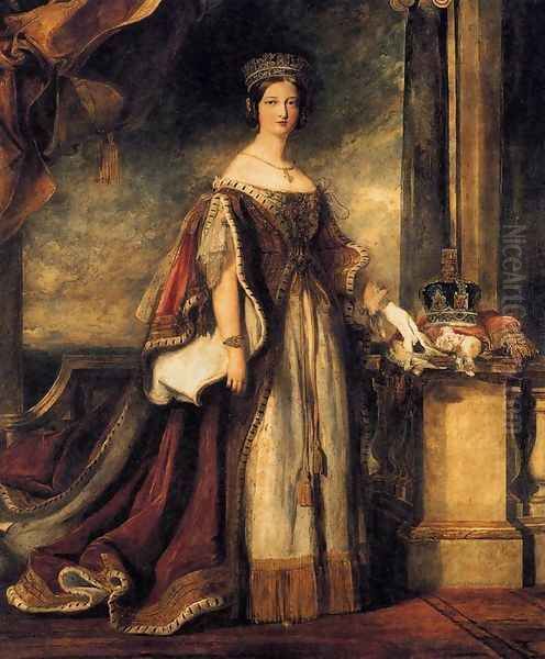 Queen Victoria (detail) 1840 - view 1
