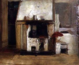 A Kitchen Hearth by Sir David Wilkie