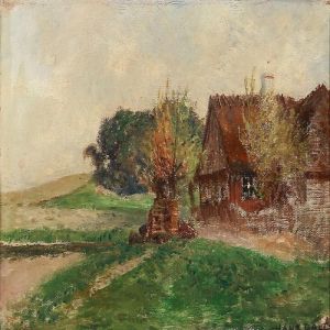 Landscape With A Thatched Farmhouse Landscape With A Thatched Farmhouse