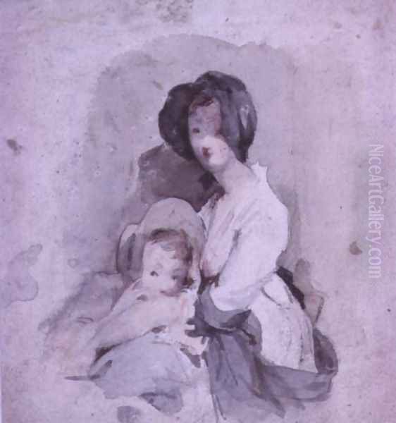 A Study of the Baby in the Peep o Day Boy - view 1