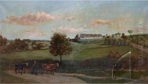 Au Flanc De La Colline
(valmondois), 1874 (formerly Called: Bonneville Pres Auvers-sur-oise) by Charles-Francois Daubigny