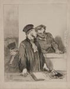 Plead Not Gulity by Honore Daumier