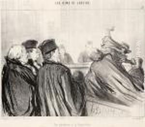 Une Peroraison A La Demosthene by Honore Daumier