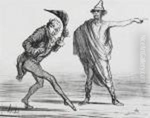 Ces Bons Autrichiens by Honore Daumier