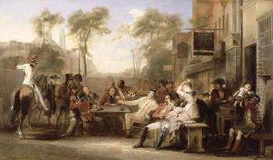Chelsea Pensioners Receiving the Gazette Announcing the Battle of Waterloo, c.1819 by Sir David Wilkie
