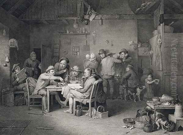 The Village Politicians, engraved by Abraham Raimbach (1784-1868), 1814 - view 1