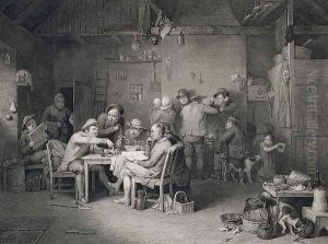 The Village Politicians, engraved by Abraham Raimbach (1784-1868), 1814 The Village Politicians, engraved by Abraham Raimbach (1784-1868), 1814