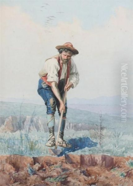 Man Digging - view 1