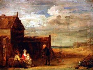 Figures by a Country Tavern by Sir David Wilkie