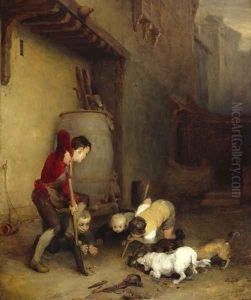 Boys Digging for Rats by Sir David Wilkie