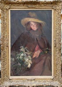 Portrait Of A Girl by Albert De Belleroche