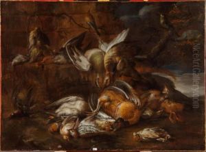 Trophee De Chasse Aux Oiseaux by Baldassare De Caro