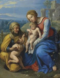 The Holy Family With A Sparrow