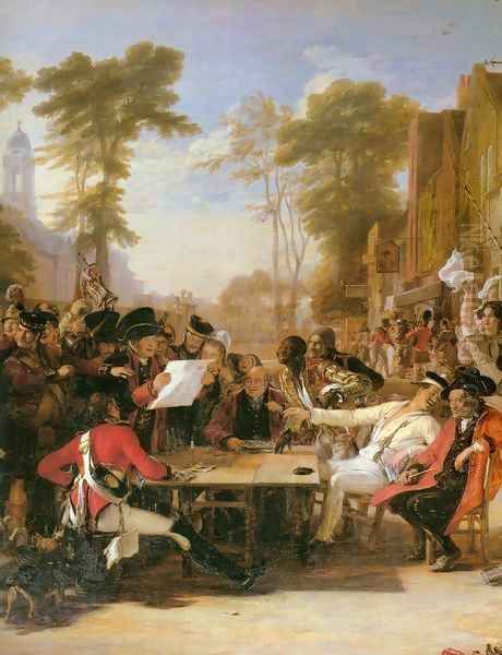 Chelsea Pensioners Reading the Waterloo Dispatch (detail) - view 1