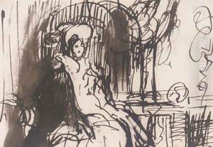 A study of two young ladies of fashion by Sir David Wilkie
