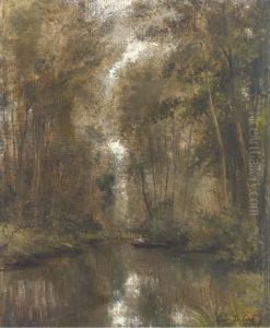 Fishing In The Woods by Cesar De Cock