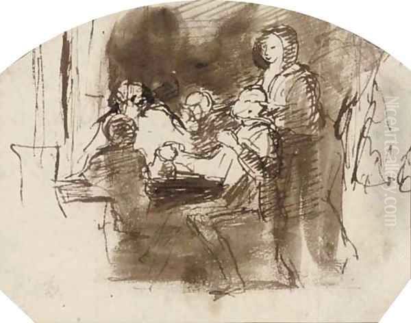 Study for 'Guess my name' - view 1