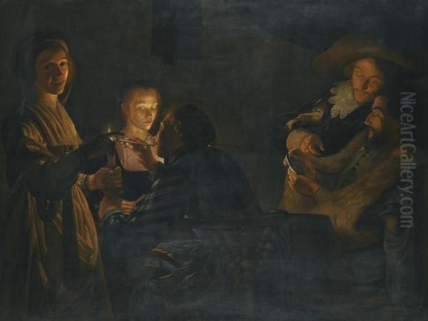 The Card Players - view 1