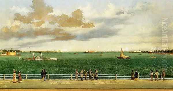 Bombardment of Fort Sumter, Charleston Harbor, Charleston, South Carolina, 1863 - view 1