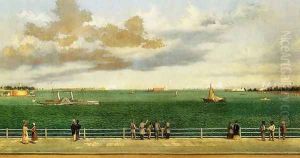 Bombardment of Fort Sumter, Charleston Harbor, Charleston, South Carolina, 1863 by William Aiken Walker