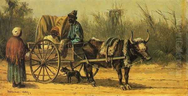 Traveling by Ox Cart - view 1