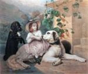L'innoncence Entre Deux Larrons by Alfred De Dreux