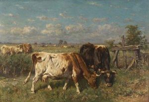 Summer Pasture by Johannes-Hubertus-Leonardus de Haas