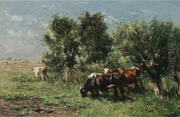 Cows At Pasture - view 1